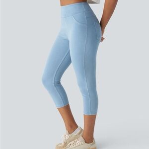 HALARA Sky Blue Cropped Leggings